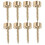 Tappo decorativo a vite in rame per specchio (8 pezzi) 5