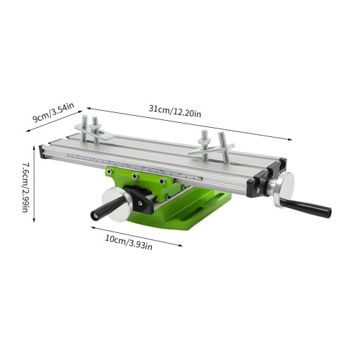 Cross Slide Drill Press Bench Vise with Compound Axis 1