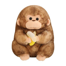Mono de peluche suave con plátano (1 pieza)