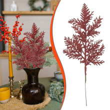 Kunstige blomster guldglimmer til julekranse og