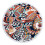 Round Beach Towel Compact Sandproof Quick-Drying 1