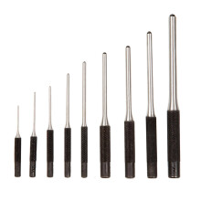 Steel Roll Pin Punch Set 9pc Clearance Hole Opener