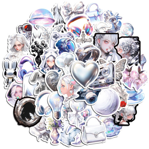 Unicorn Waterproof Stickers 50-Pack