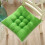 Square Floor Pillow for Adults Black Shredded Memory Foam 1