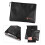 Fireproof silicone-coated fiberglass document bag with 4
