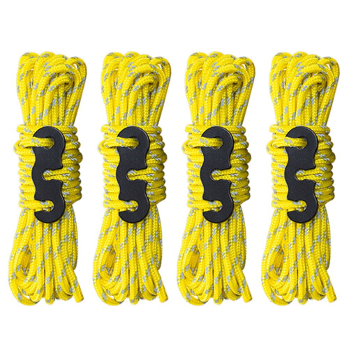 Tent Guy Rope Reflective 3mm 13ft