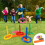 Ringwurfspiel-Set mit 5 Stäben und 5 Ringen 1