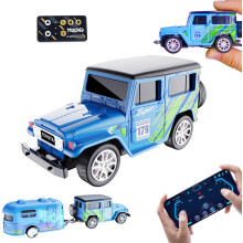 Mini RC Car1: Terénní vozidlo v měřítku 64 s aplikací a 2,4 GHz
