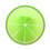 Tapete de silicone para copos com design de fatia de fruta (1 peça) 1