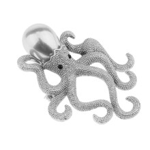 Broche retro de perlas sintéticas para mujer (1 pieza)
