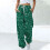 Women's Printed Drawstring Jogger Pants Color Blocked 1