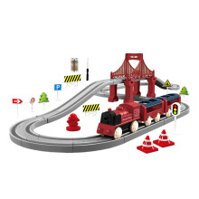 Train Set Educational Toy with Electric Tracks for Ages 3+
