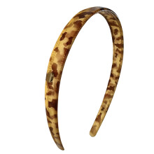 Cerchietto per capelli in resina con motivo leopardato, 1 pezzo