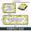 Lemon Kitchen Rug Set Non-Slip Waterproof 2 pcs 2
