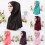 Dobbelt Loop Pull Over Hijab Tørklæde Crepe 1 stk. 1