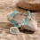 Shell and Pearl Beaded Bracelet with Starfish Charm 1