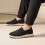 Schwarze Herren-Slipper mit Memory-Schaum, 1 Paar 7