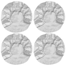 Ibasenice Wheel Protectors Heavy Duty 4 Pcs Silver 210D