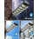 Solcellsdriven trädgårdsstrålkastare väggmonterad 504LED 4200mAh 3