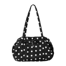Nylon skuldertaske Casual Stor Letvægts Ergonomisk Sort