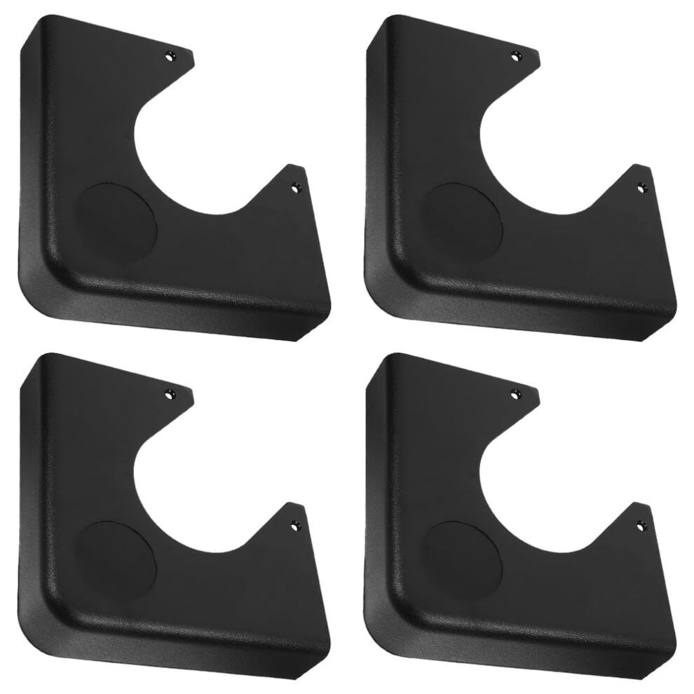 Pool Table Corner Accessories Black Metal 4 Pcs