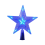 3D Lighted Christmas Tree Topper Star USB Powered Gold 1