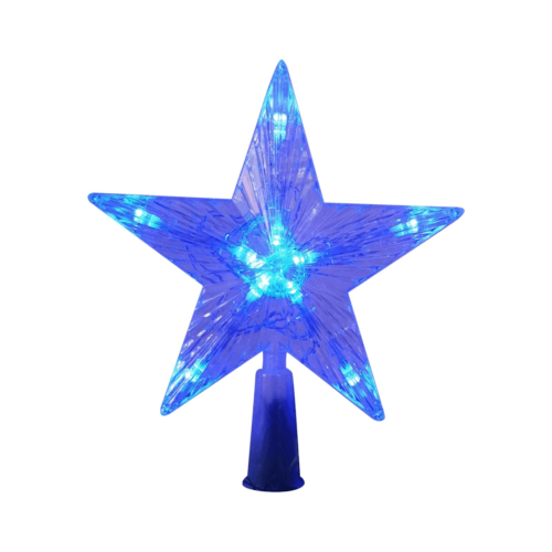 3D Lighted Christmas Tree Topper Star USB Powered Gold