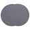 Silicone Table Placemats Grey 2 pcs 10.2x10.2 in 7