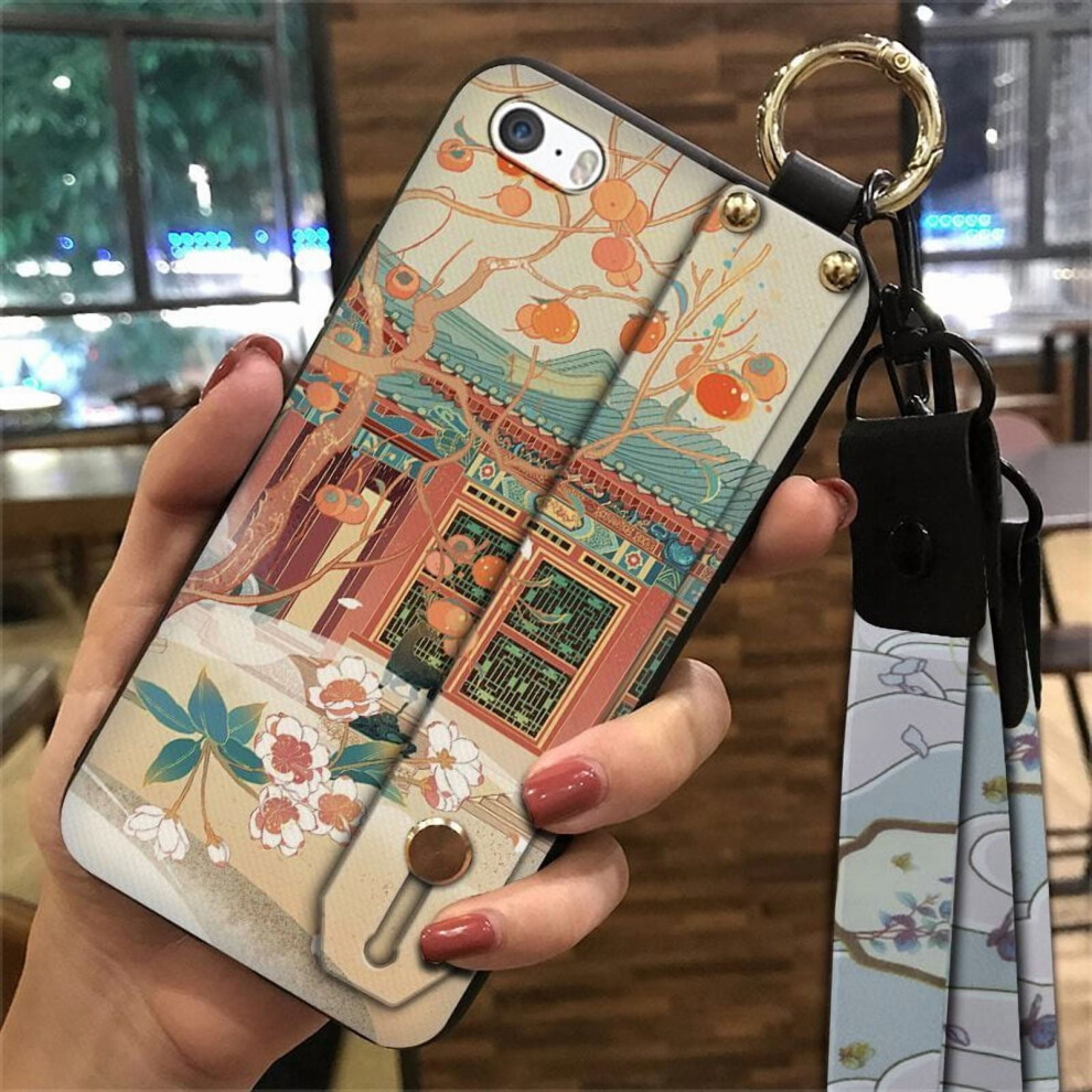 Iphone 5/5S/Se Phone Case With Soft Wrist Strap And 913466709410
