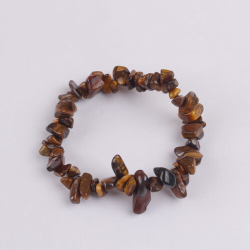 Bracciale con catena di cristalli da donna, dal design semplice.