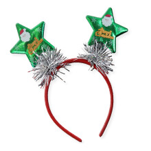 Weihnachtliches Haarband mit rutschfestem Stern- oder Baummotiv