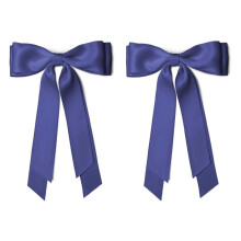Hair Bows for Women Girls Silky Satin Ribbon for Hair Accessories Long Tails Barrette Hair Bow Hair Clips for Teen Gifts Trendy Stuff 2Pcs