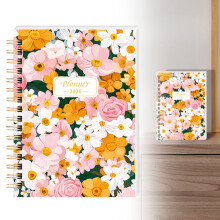 A5 Spiral Notebook White Cover 160 Tearable Pages