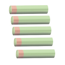 Sacs poubelle compostables Ă cordon, 4 gallons, paquet de 75