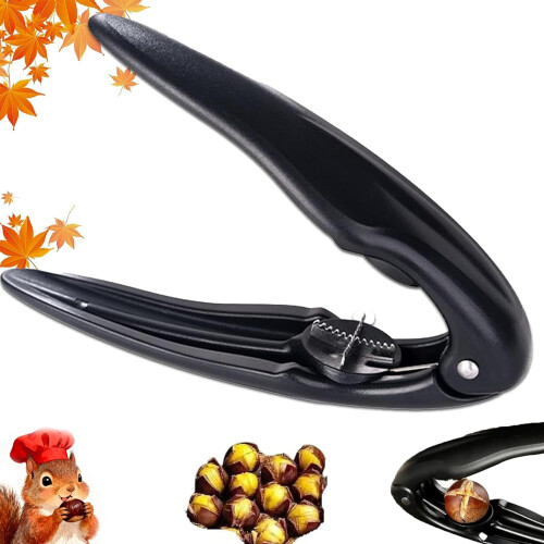 Coupe-châtaignes et éplucheur en acier inoxydable (1 pièce)