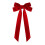 Laços de veludo vermelho 8,6 x 4,4 polegadas (16 unidades) 1