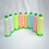 Luminous Embroidery Thread Cross Stitch 5 Pcs 1