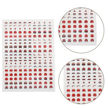 Expression Mouth Sticker Decals for Crafting 12pcs