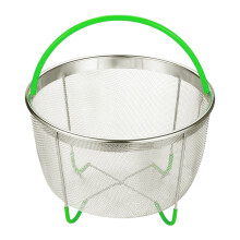 Panier vapeur en acier inoxydable avec poignée pour Instant Pot