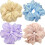 Satin Scrunchie XL for Thick Long Hair Coffee 1