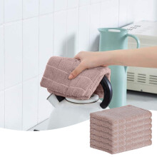 Torchons de cuisine géométriques en coton éponge, lot de 6, 45,7 x 66 cm