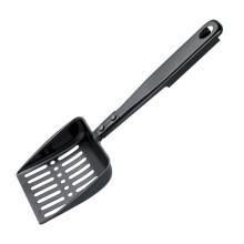 Kamin-Aschesieb, hohles Design, schwarzes Metall, 13 Zoll