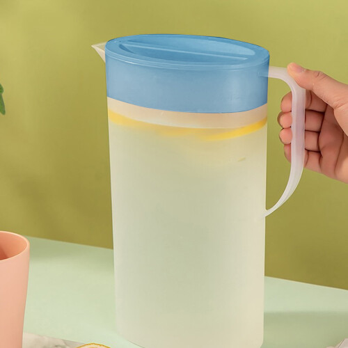 Pichet à eau froide bleu en plastique épais 2L