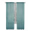 Elegant Solid Sheer Window Curtains 2-Piece 78x40 Green 1