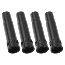 Przedłużka wentyla opony, czarna, plastikowa, 4 szt., 39 mm