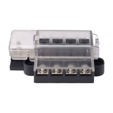 Fuse Box Holder 4-Circuit Compact Waterproof Universal