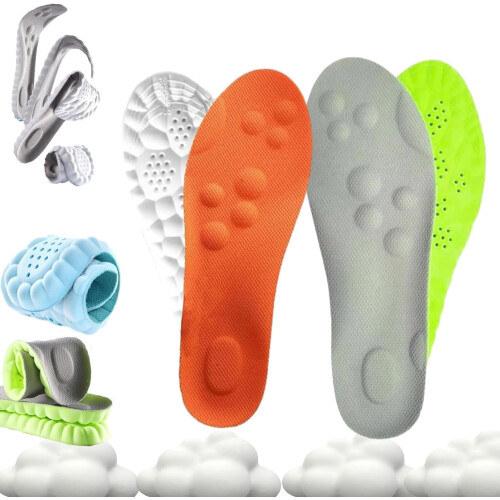 Solette Steppers per uomo e donna con supporto plantare in memory foam.