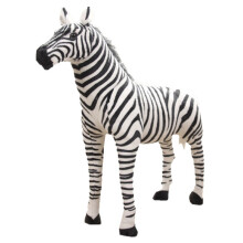 Realistische en levendige zebraknuffel, 14 x 18 x 21 inch