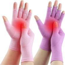AIGIA Fingerless Compression Gloves for Women and Men 2