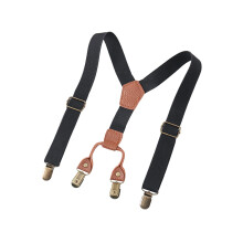 Boys Black Suspender Pants Y-Back for Children Costume
